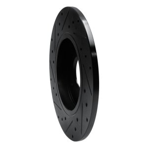 Buick Terraza Brake Rotor (1) - Rear Right - R1 Concepts - Drilled & Slotted - Black - 2005